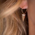 Strass cones EMILIE hoop earrings luj paris jewels