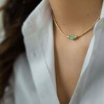 LUCINDA beads and Amazonite choker luj paris jewels