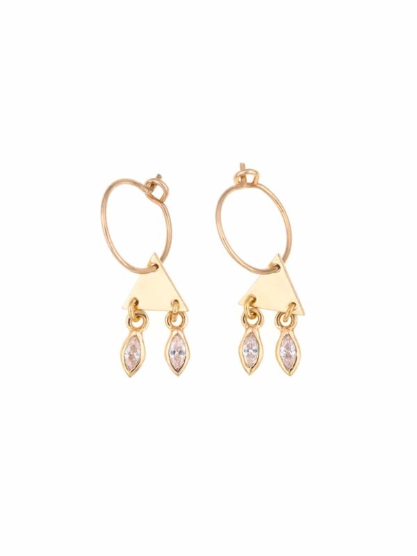 shiny-tassel-tiny-hoop-earrings