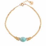 Beads and Amazonite LUCINDA bracelet luj paris jewels