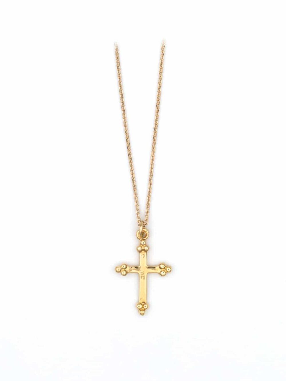 Wide cross necklace luj paris jewels