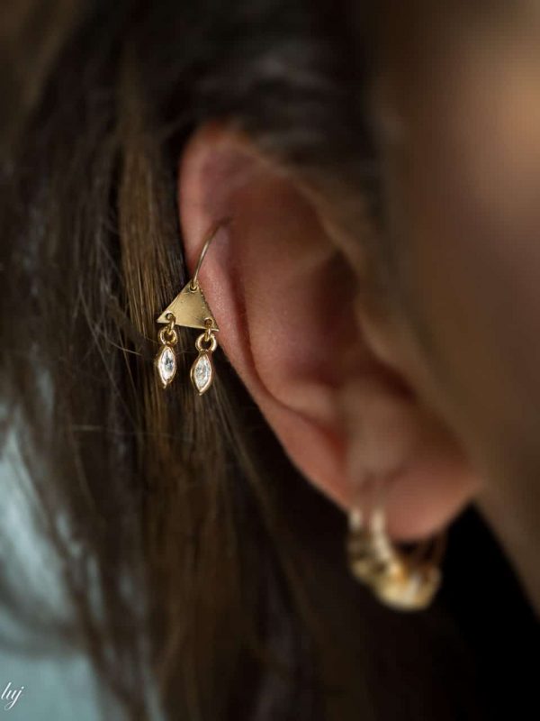 shiny-tassel-tiny-hoop-earrings