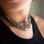 Colette Citrine and Labradorite necklace luj paris bijoux