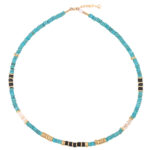 CHRISTY light Turquoise surfer necklace