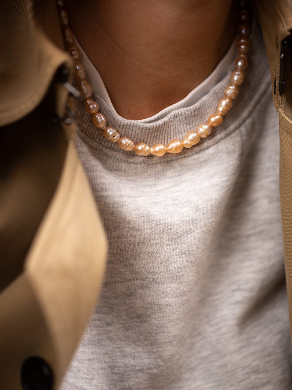 collier ras de cou perles yvonne luj paris bijoux